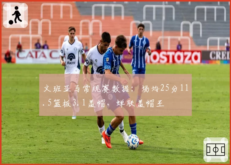 文班亚马常规赛数据:场均25分11.5篮板3.1盖帽,蝉联盖帽王